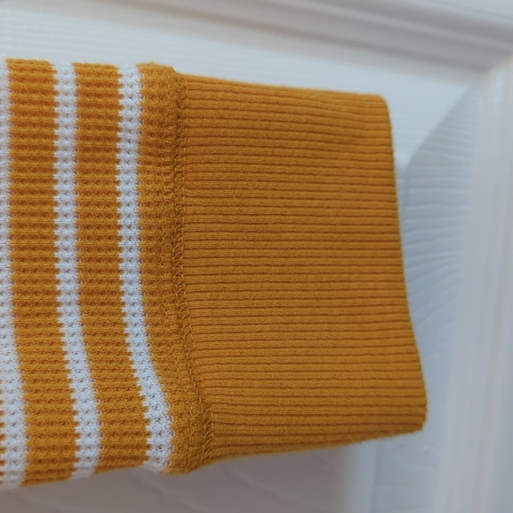 New Style & Co. Striped Henley Top - Picture 4 of 8